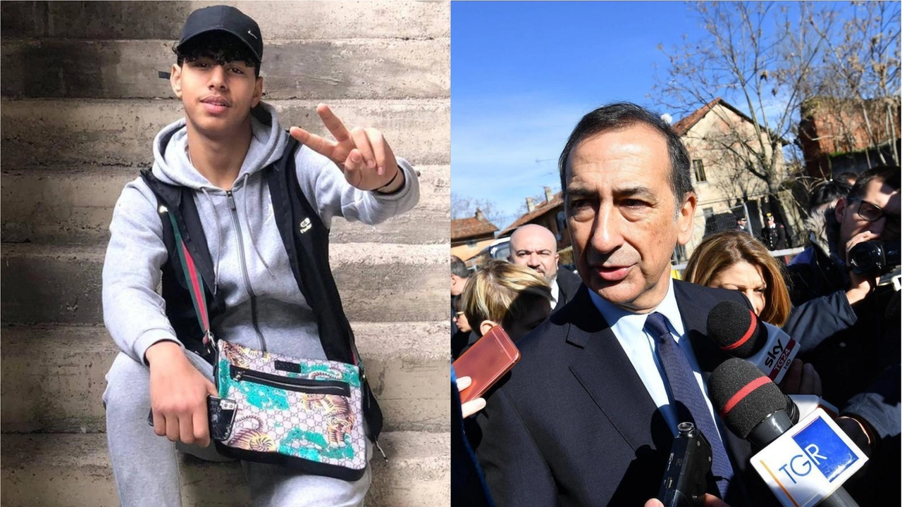 Ramy Elgaml e il sindaco Sala Ramy Elgaml e il sindaco Sala