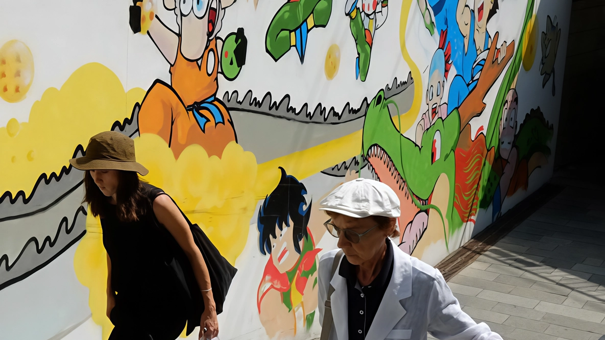 La striscia disegnata dal docente di arte Francesco Scapolatempore insieme alla studentessa Maya Bonfanti La striscia disegnata dal docente di arte Francesco Scapolatempore insieme alla studentessa Maya Bonfanti