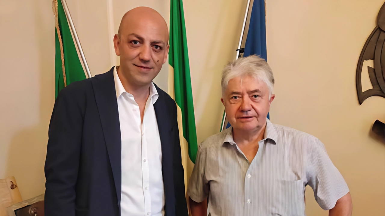 Il sindaco Passerini e il nuovo assessore Mori che ha sostituito Giovannini Il sindaco Passerini e il nuovo assessore Mori che ha sostituito Giovannini