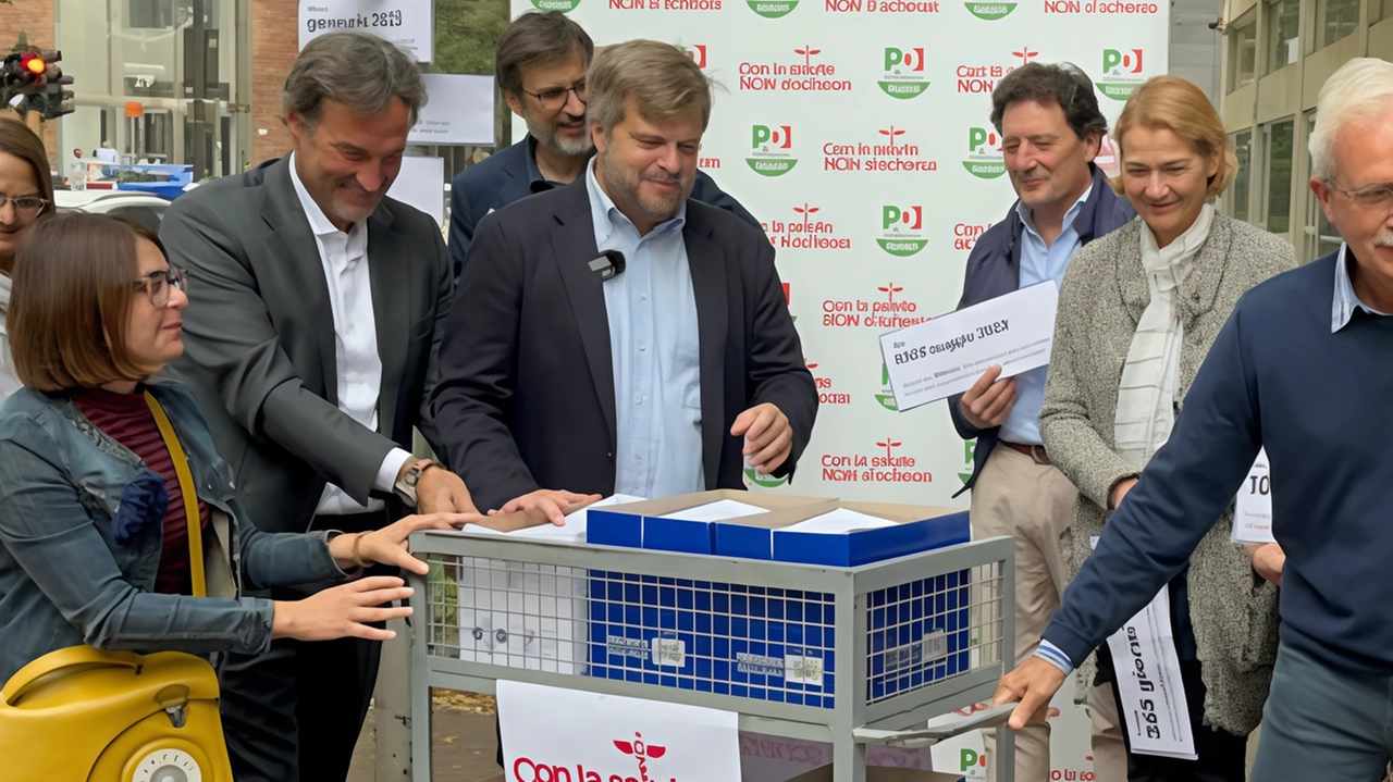Il gruppo regionale del Pd presenta firme per riforma sanità lombarda: proposta di legge mira a aumentare finanziamento e migliorare servizi, con focus su pubblico e prevenzione. Il gruppo regionale del Pd presenta firme per riforma sanità lombarda: proposta di legge mira a aumentare finanziamento e migliorare servizi, con focus su pubblico e prevenzione.