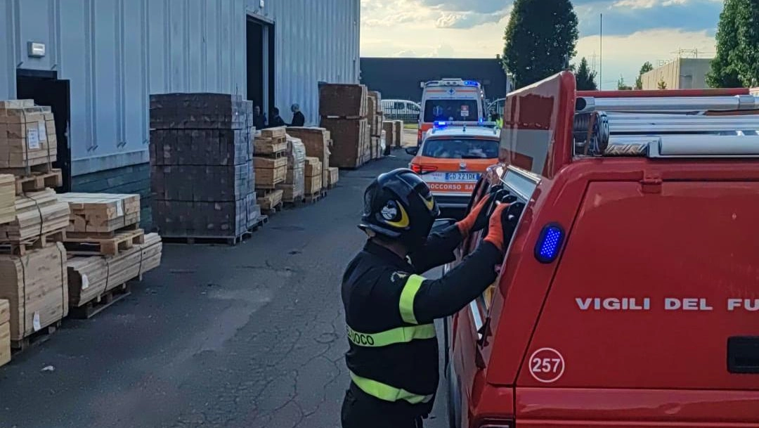 La Vodipack Italia di via Isonzo, a Turate La Vodipack Italia di via Isonzo, a Turate