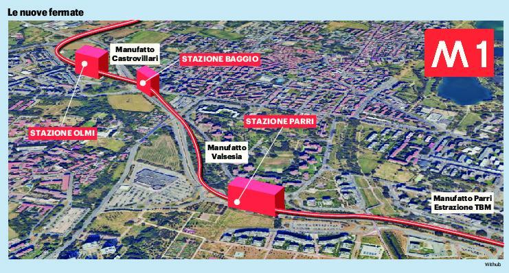 prolungamento della metro da bisceglie a baggio aggiudicati i lavori 3 nuove fermate tempi e costi