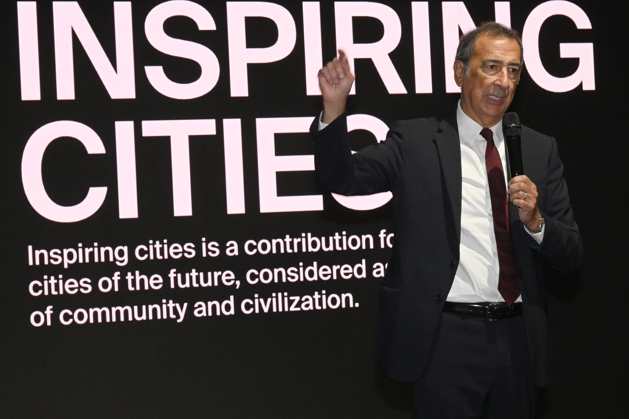 Il sindaco di Milano Giuseppe Sala all'evento per i 50 anni di Coima, Inspiring Cities