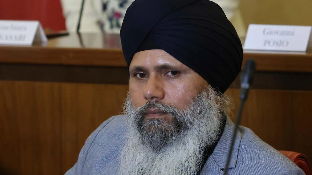 Balwinder Singh in Consiglio comunale a Brescia Balwinder Singh in Consiglio comunale a Brescia