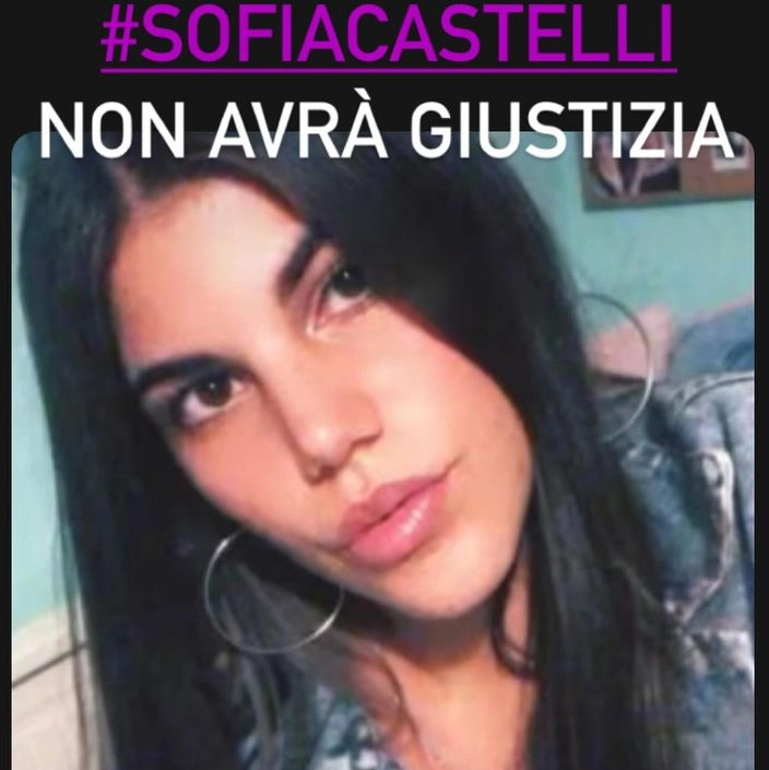 Sofia Castelli non avrà giustizia (Foto Facebook Alexsandra Zurria, zia della giovane uccisa dal fidanzato)