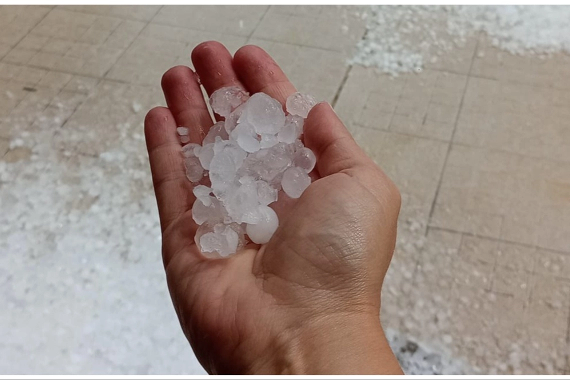 Grandine record: ecco dove sono caduti i chicchi