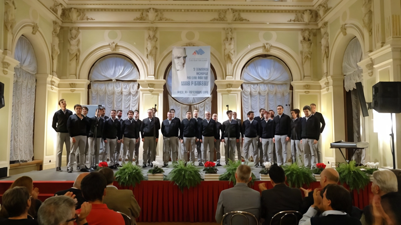 Il coro Cet diretto da Alessandro Ledda si esibirà domani sera a Morbegno, presentando un repertorio di canti tradizionali di montagna. Un evento organizzato da Usci Sondrio, da non perdere per gli amanti del canto popolare. Il coro Cet diretto da Alessandro Ledda si esibirà domani sera a Morbegno, presentando un repertorio di canti tradizionali di montagna. Un evento organizzato da Usci Sondrio, da non perdere per gli amanti del canto popolare.