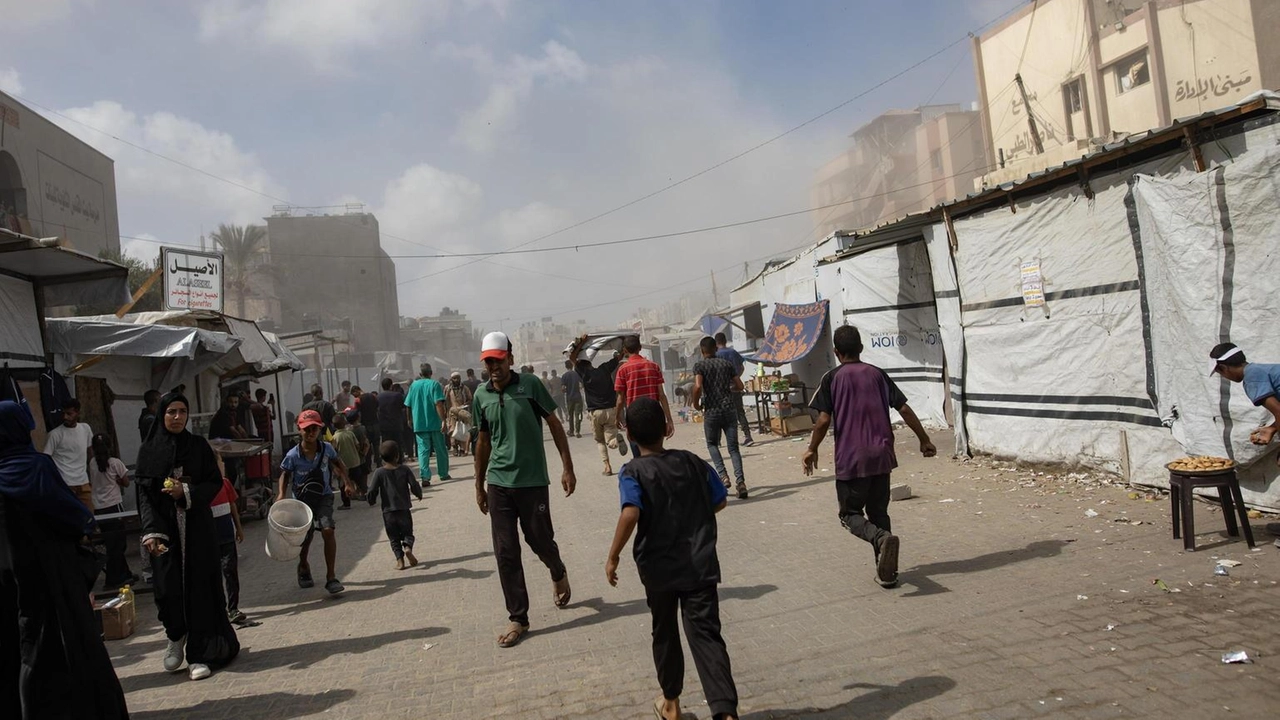 Nella zona centrale della Striscia e a ovest di Gaza City Nella zona centrale della Striscia e a ovest di Gaza City