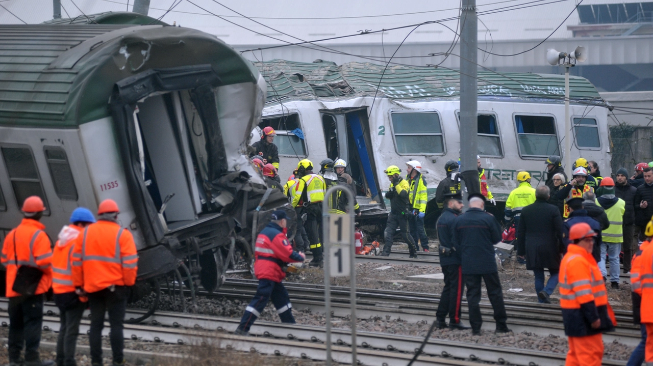 Il treno deragliato il 25 gennaio 2018 Il treno deragliato il 25 gennaio 2018