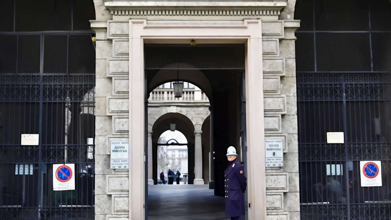 L’ingresso del comando della Polizia locale L’ingresso del comando della Polizia locale