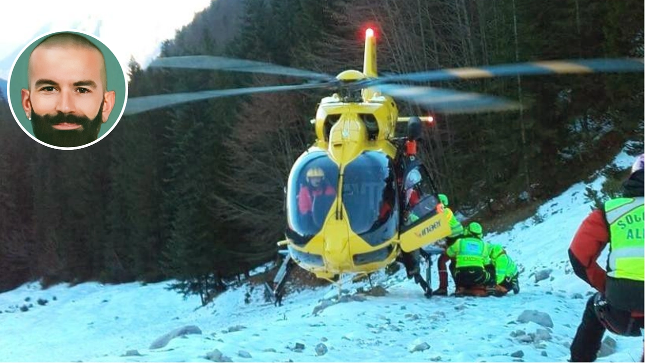 Sopra Mauro Benicchio 50 anni scivolato da cento metri durante un’escursione con gli amici Sopra Mauro Benicchio 50 anni scivolato da cento metri durante un’escursione con gli amici