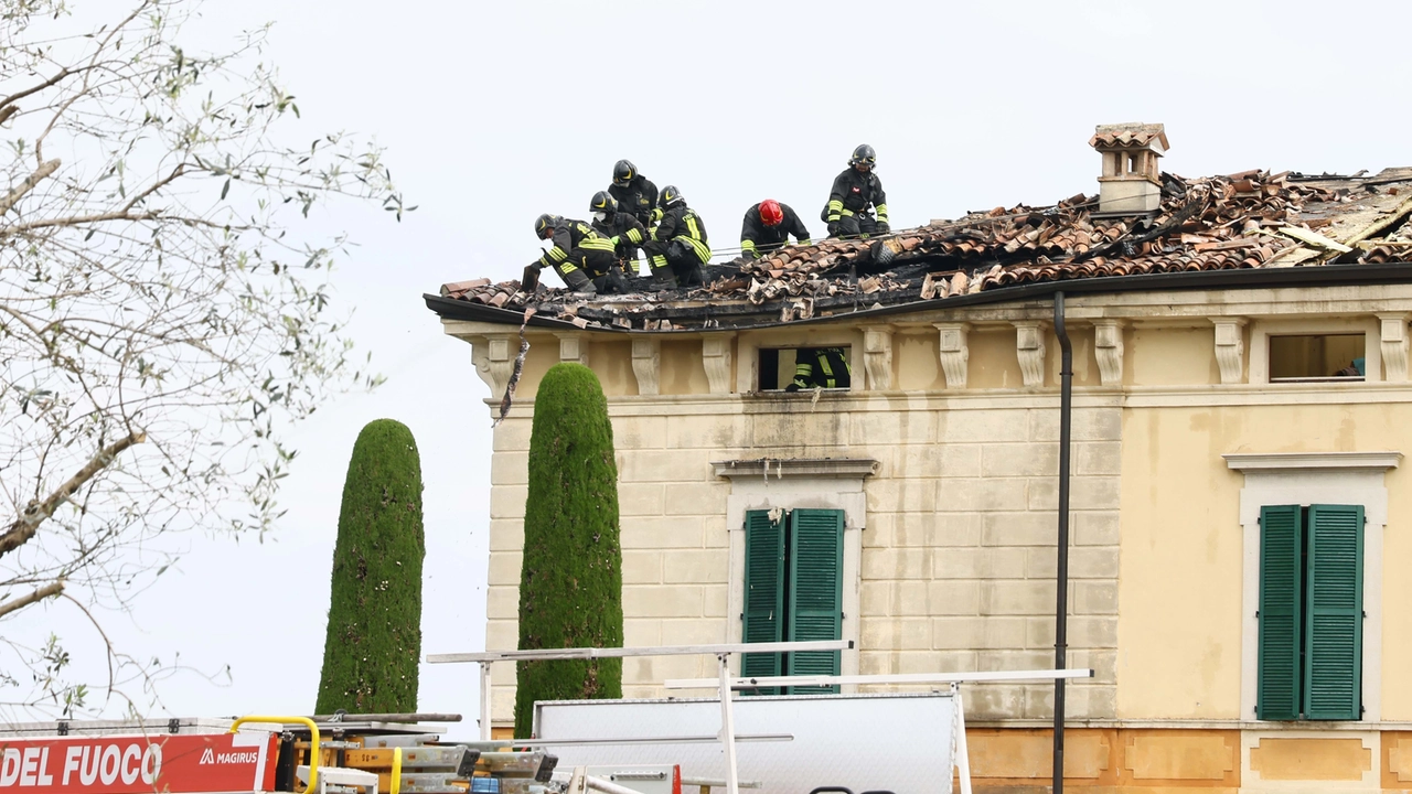 incendio alla casa di riposo rsa di Pozzolengo