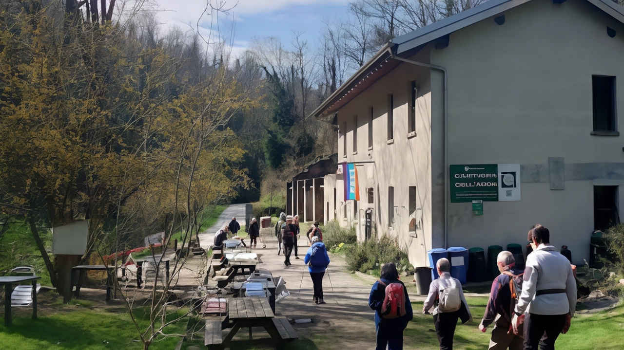 Il punto ristoro. sul Naviglio dell’Adda gestito dai volontari della coop sociale Solleva con lavoratori svantaggiati Il punto ristoro. sul Naviglio dell’Adda gestito dai volontari della coop sociale Solleva con lavoratori svantaggiati