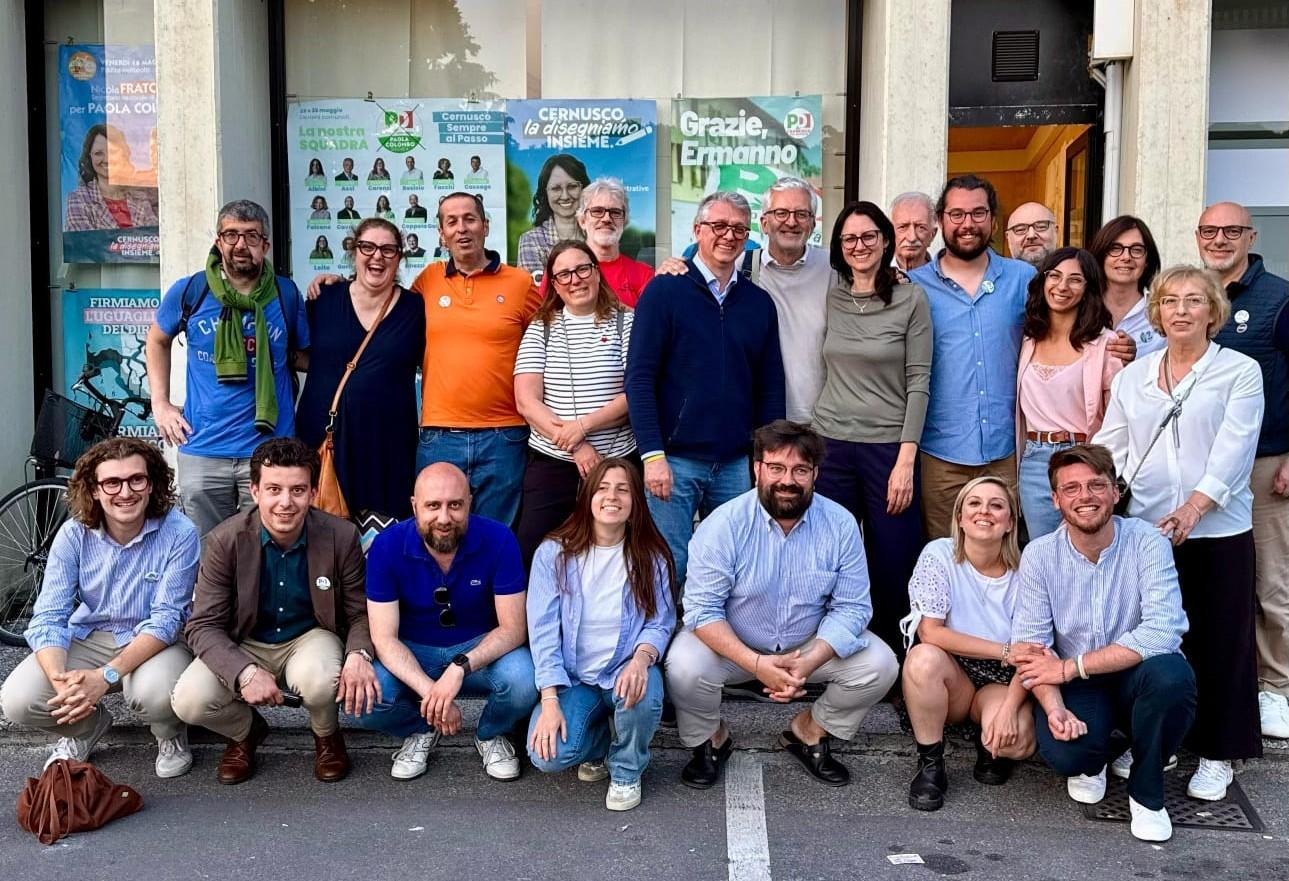 Cernusco, Pd in testa al primo turno. I primi dieci “dem“ oltre i cento voti: "Ora nelle piazze ad ascoltare la gente" Cernusco, Pd in testa al primo turno. I primi dieci “dem“ oltre i cento voti: "Ora nelle piazze ad ascoltare la gente"