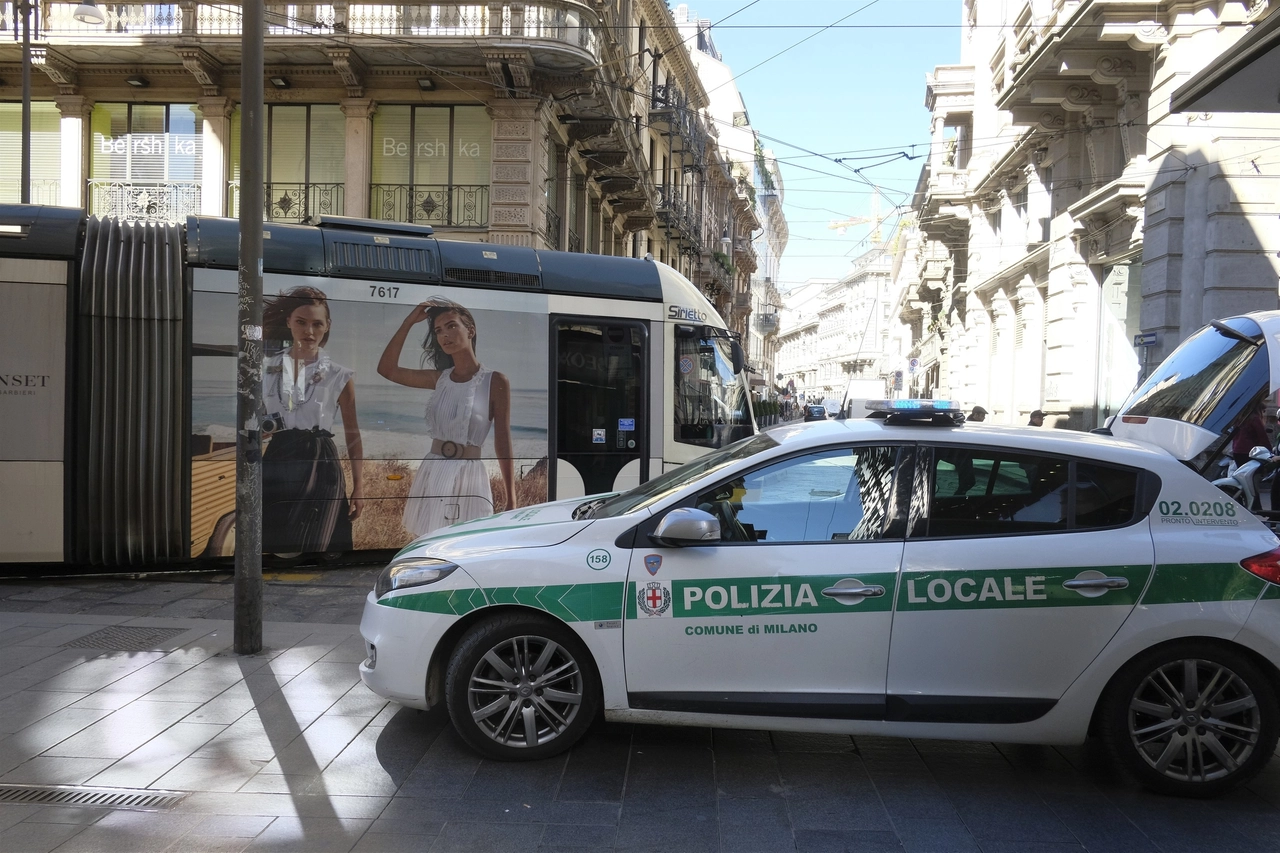 Rilievi su un incidente che coinvolge un tram (Archivio)