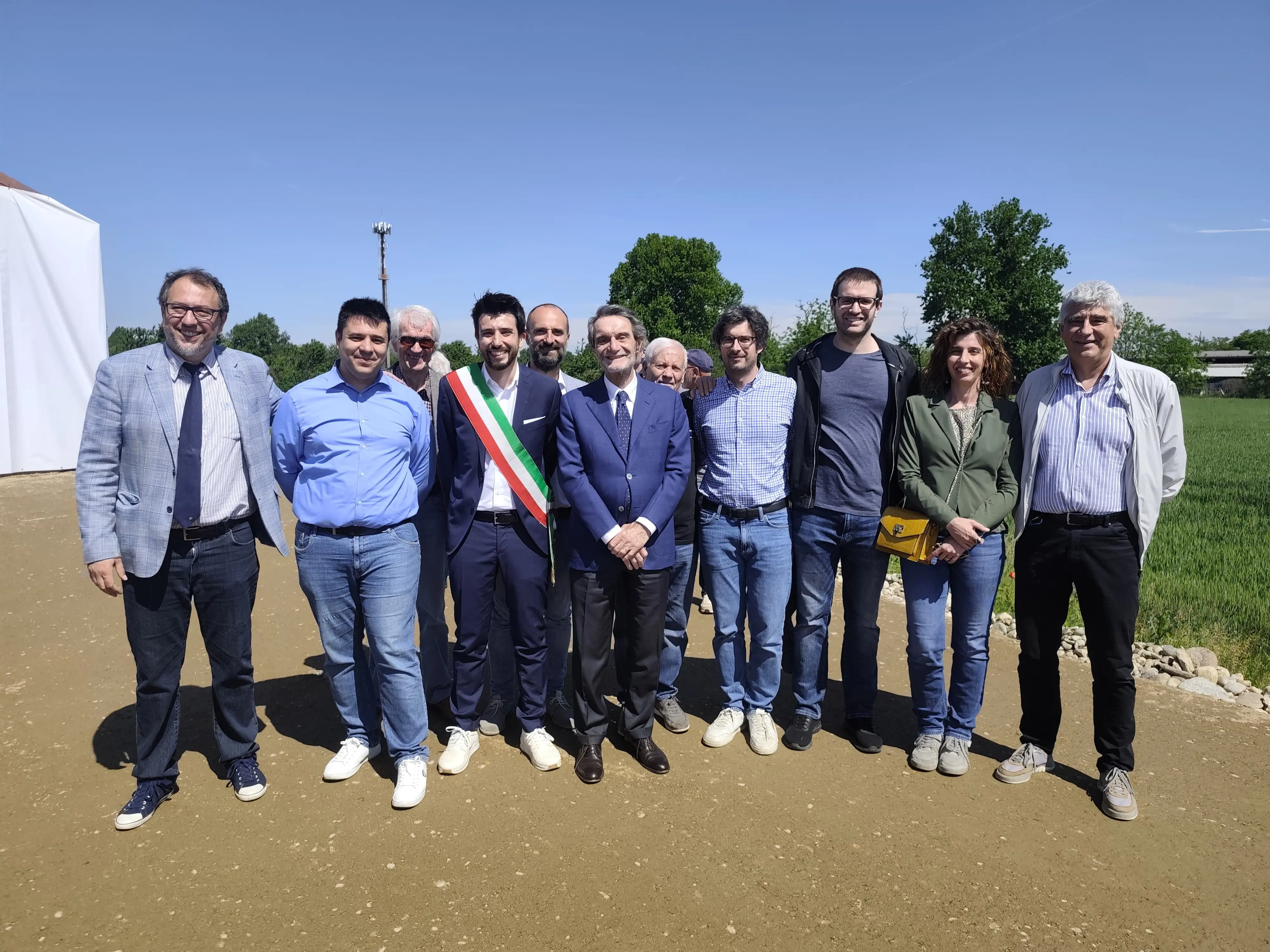 Vasche di laminazione del fiume Olona, il taglio del nastro dopo tre anni e mezzo di lavori