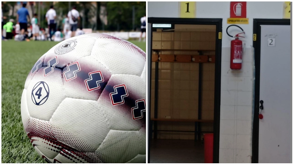 Ancora violenza nel calcio giovanile: gli spogliatoi dove si è consumata l'aggressione ai danni di un tesserato Ausonia Academy