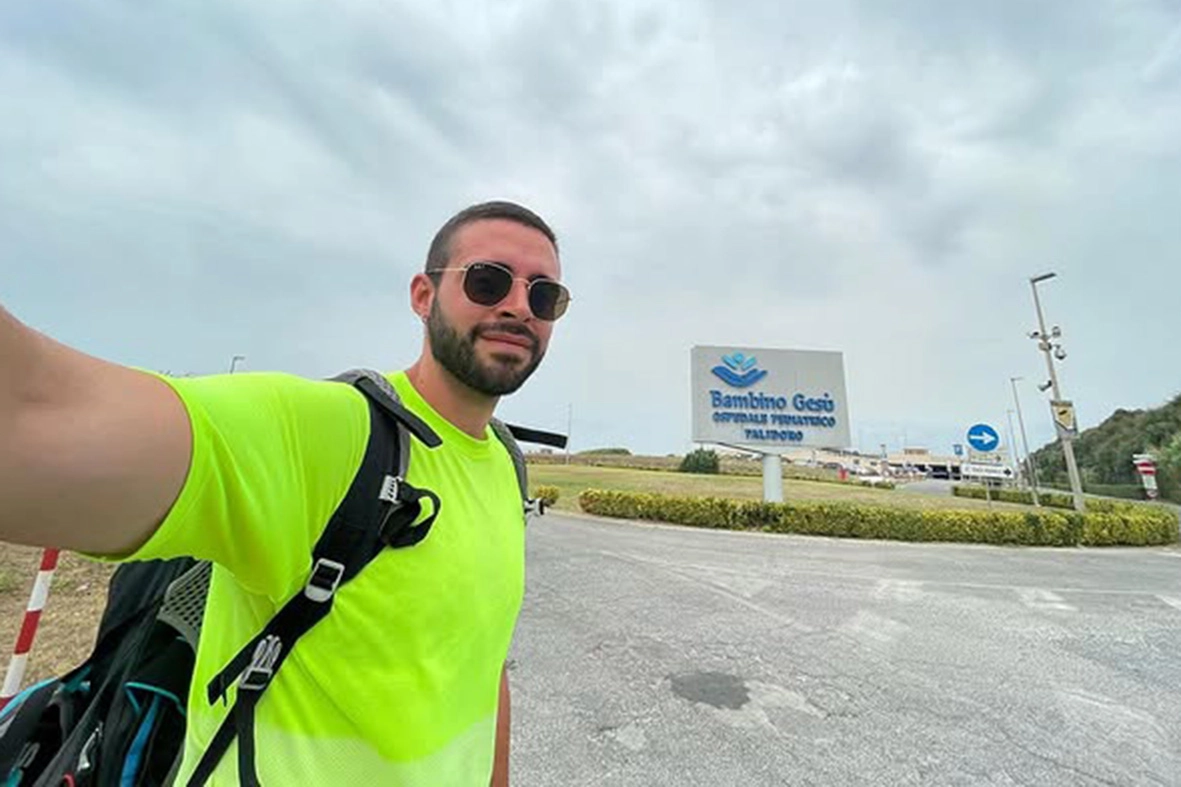 Nicholas Sanvito è possibile incontrarlo anche in altri ospedali italiani: qui è al Bambino Gesù di Roma