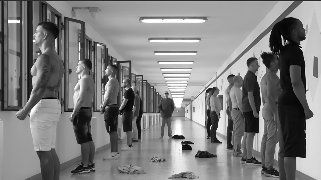 Un frame de “Il pianto degli eroi: l’Iliade e le Troiane nel carcere di Bollate Un frame de “Il pianto degli eroi: l’Iliade e le Troiane nel carcere di Bollate