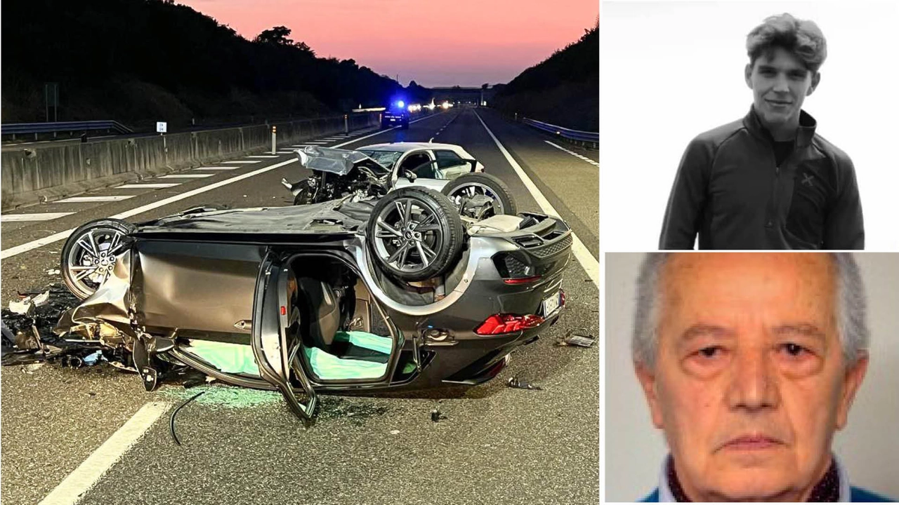 Pietro Meini e Bruno Agnari morti nell'impatto frontale tra le due Audi A3 sulla Corda Molle nel Bresciano Pietro Meini e Bruno Agnari morti nell'impatto frontale tra le due Audi A3 sulla Corda Molle nel Bresciano