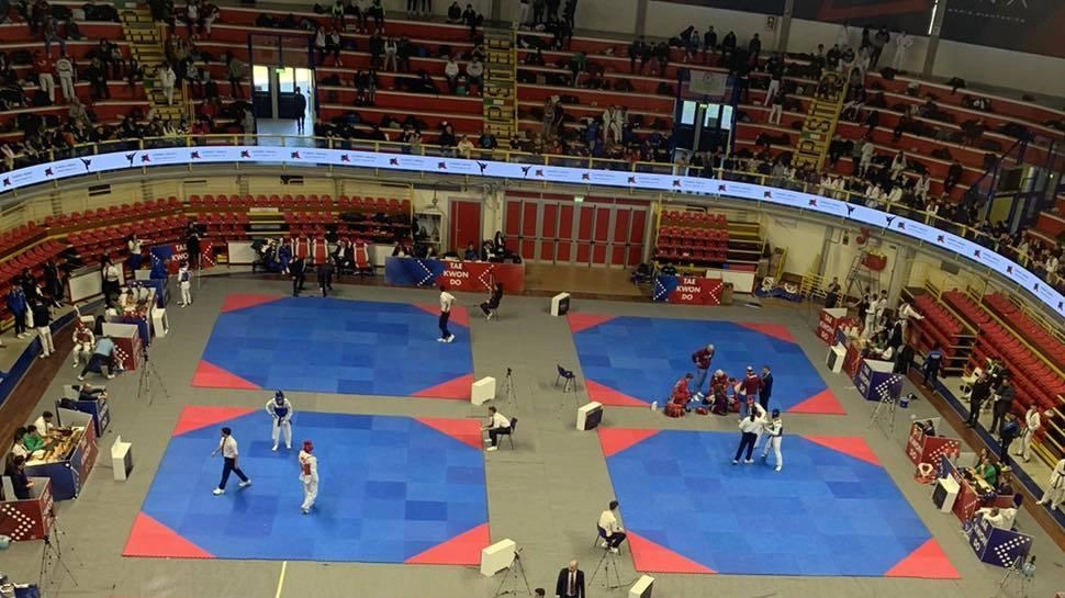 L’E-Work Arena ospita l’evento più prestigioso a livello internazionale di taekwondo Uno spettacolo di alto livello tecnico L’E-Work Arena ospita l’evento più prestigioso a livello internazionale di taekwondo Uno spettacolo di alto livello tecnico