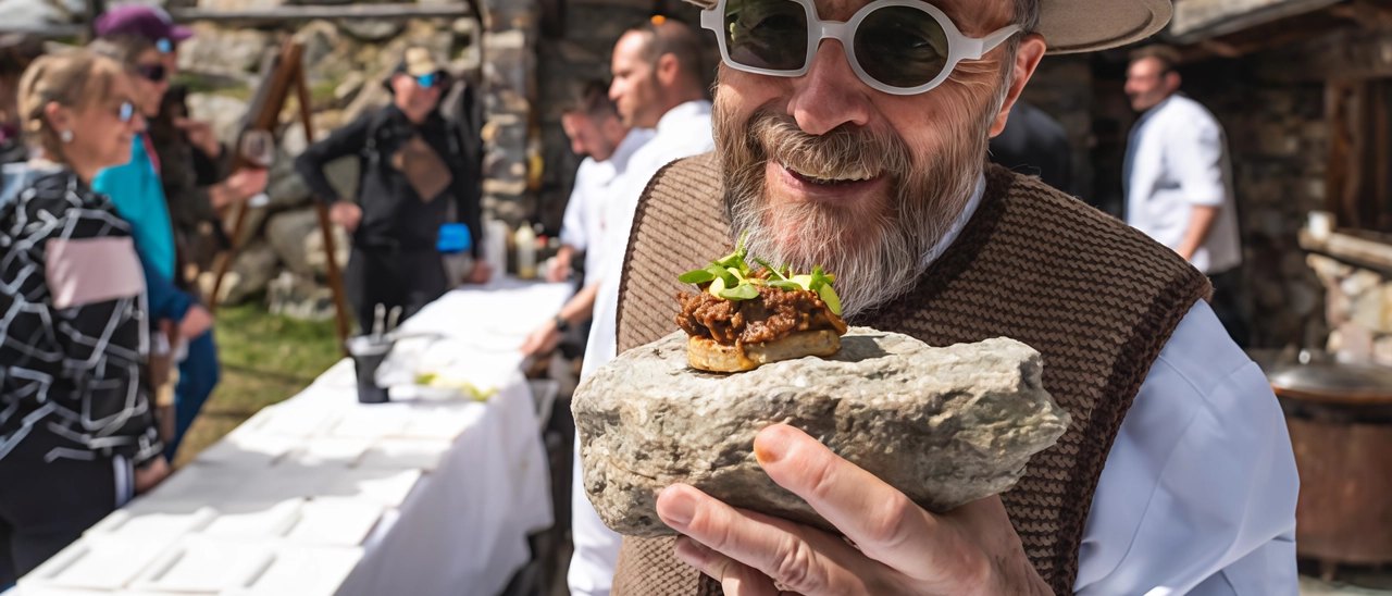 Omaggio a più mani allo chef stellato Mattias Peri