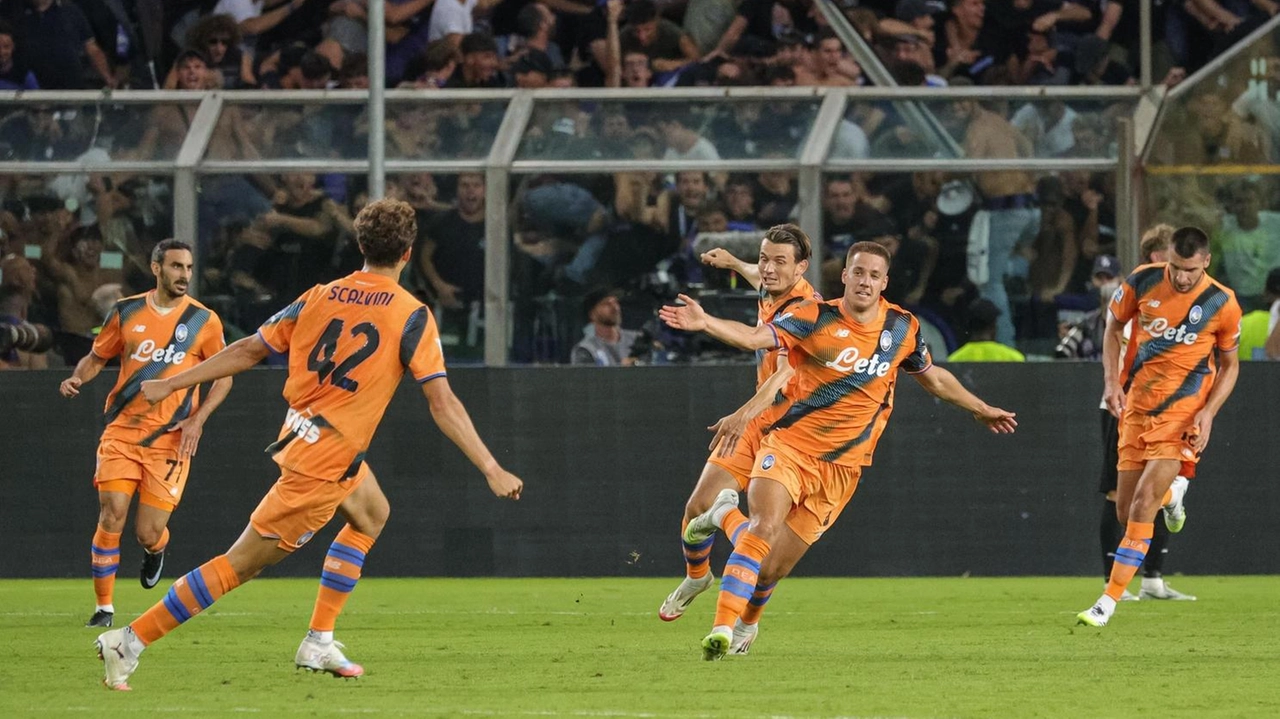 Dura poco l’esultanza dei bergamaschi dopo il gol del momentaneo vantaggio realizzato da Pasalic