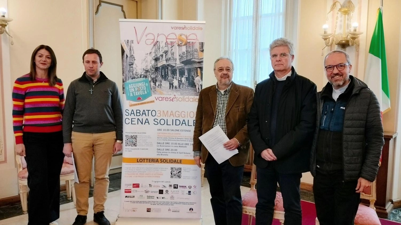 Celebra dieci anni la cena benefica “Aggiungi un pasto a tavola”, promossa dalla rete di associazioni della città Varese...