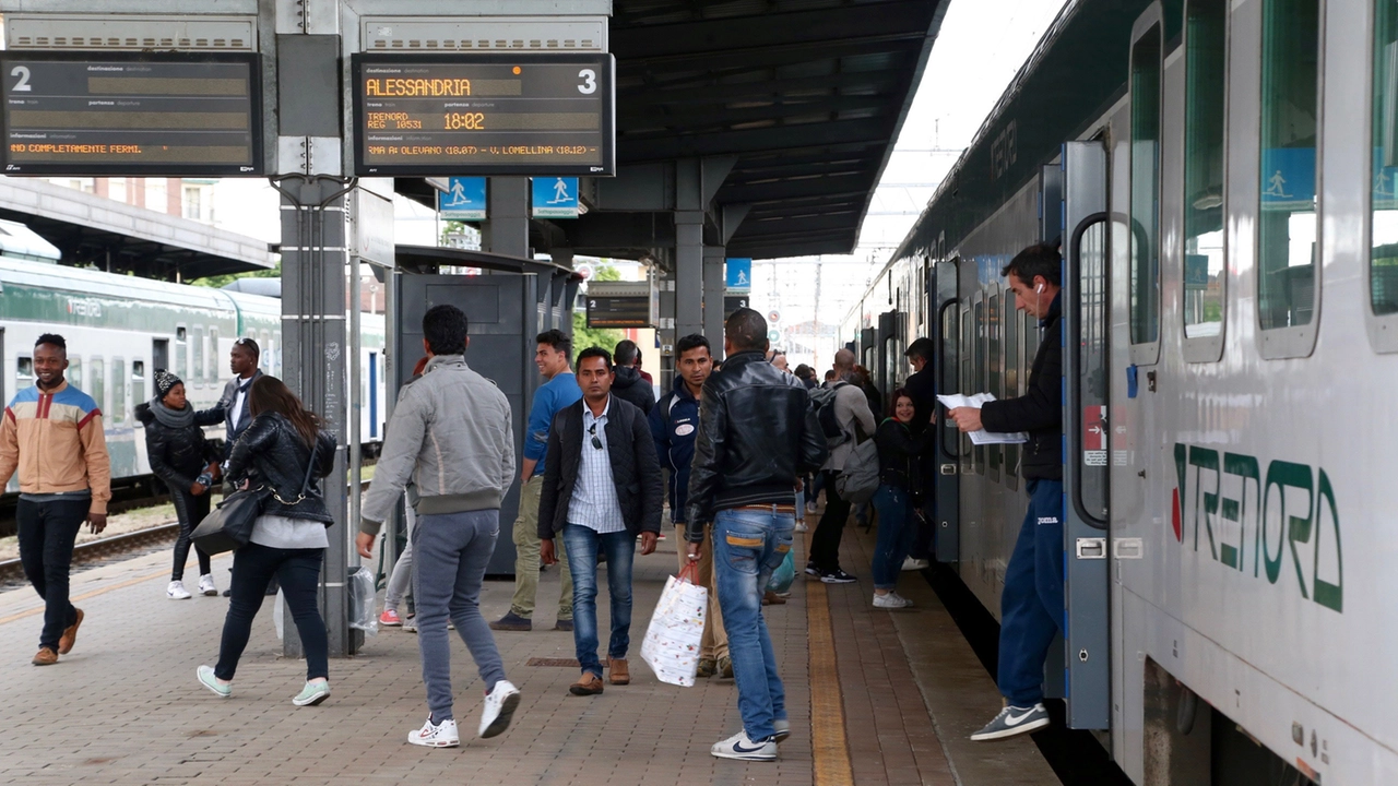 La stazione di Mortara La stazione di Mortara