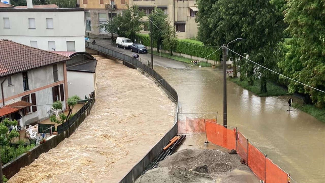 Il torrente Molgora era già esondato a maggio di quest'anno
