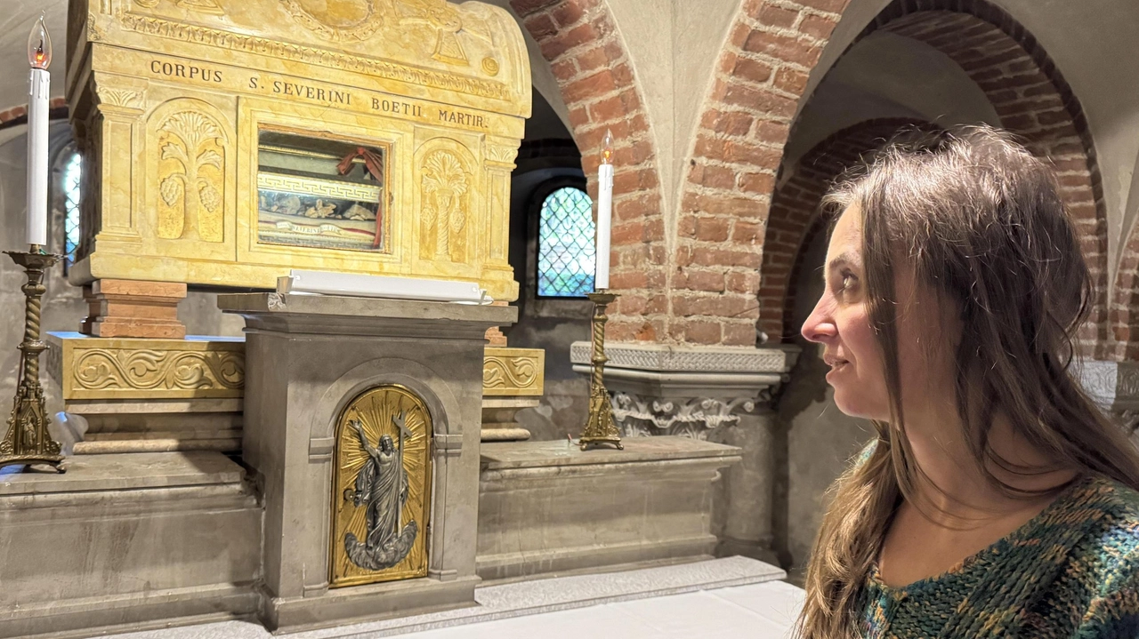 Giustiziato intorno al 525 dC, il filosofo venne sepolto di nascosto poi alla morte di Teodorico le sue spoglie furono portate in San Pietro in Ciel d’Oro dove tuttora riposano Giustiziato intorno al 525 dC, il filosofo venne sepolto di nascosto poi alla morte di Teodorico le sue spoglie furono portate in San Pietro in Ciel d’Oro dove tuttora riposano