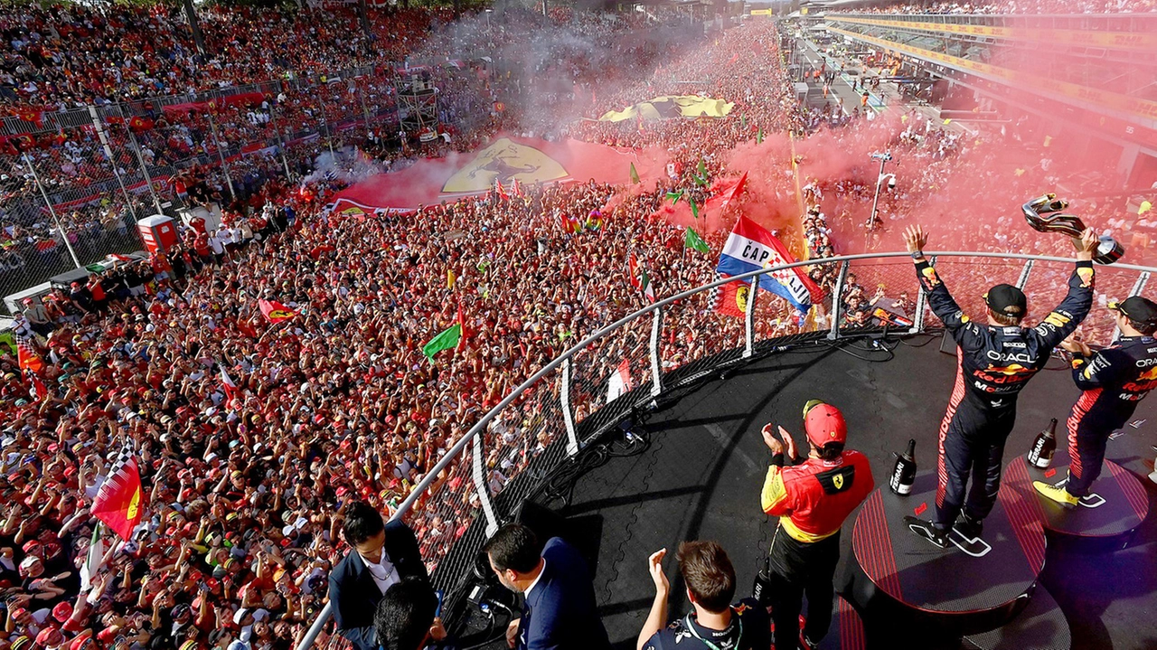 Le premiazioni del Gp d'Italia 2023