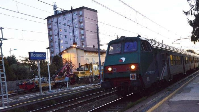 La stazione di Romano di Lombardia