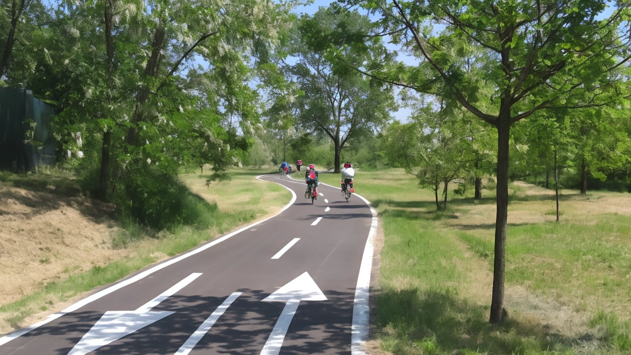 È lungo circa 3 chilometri il percorso per bici e pedoni che verrà inaugurato oggi È lungo circa 3 chilometri il percorso per bici e pedoni che verrà inaugurato oggi