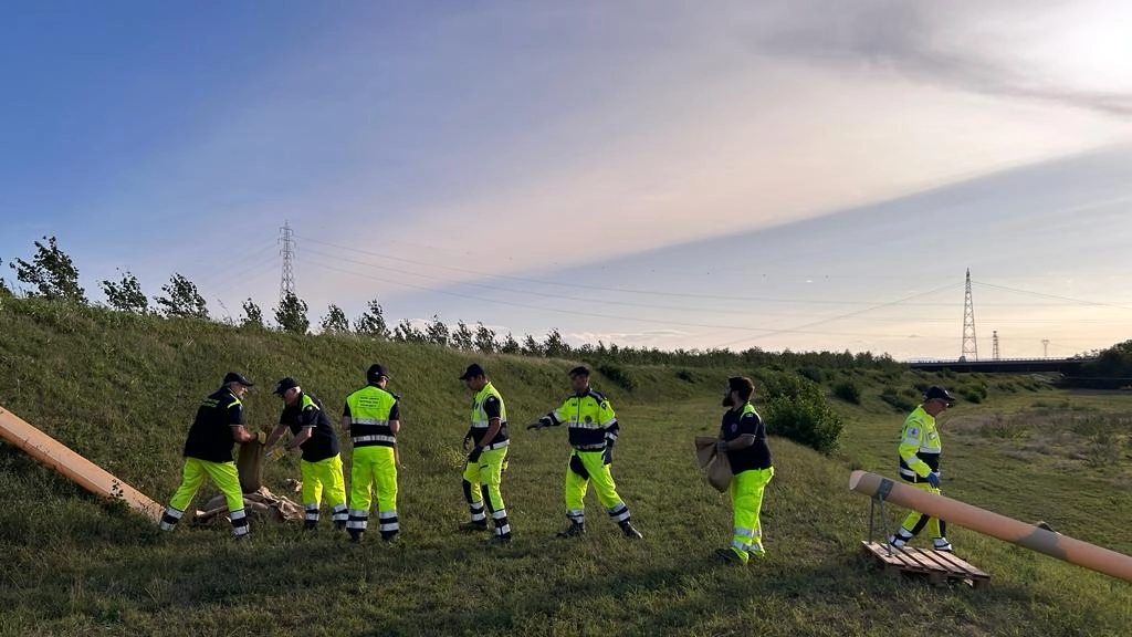 La protezione civile di San Rocco al Porto La protezione civile di San Rocco al Porto