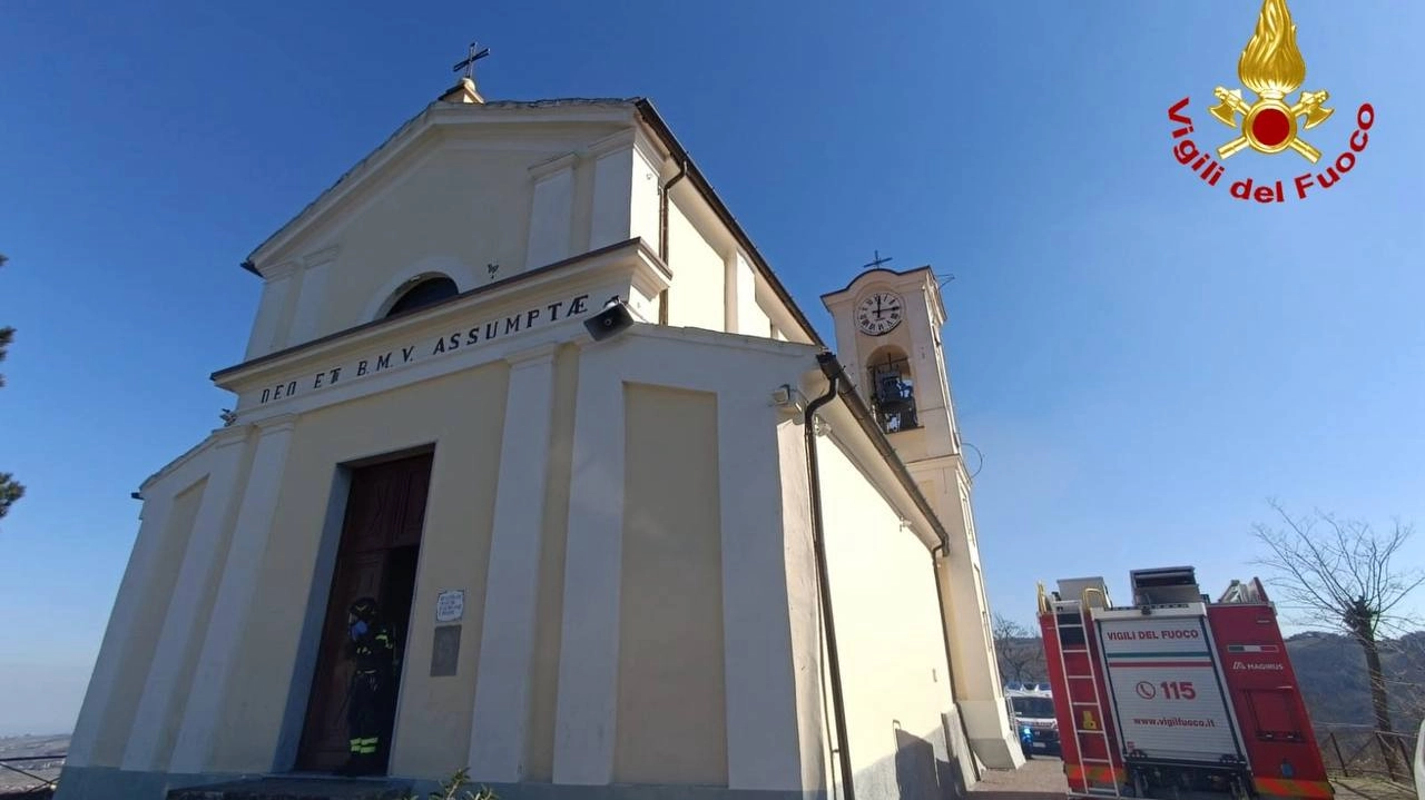 I vigili del fuoco sul posto I vigili del fuoco sul posto
