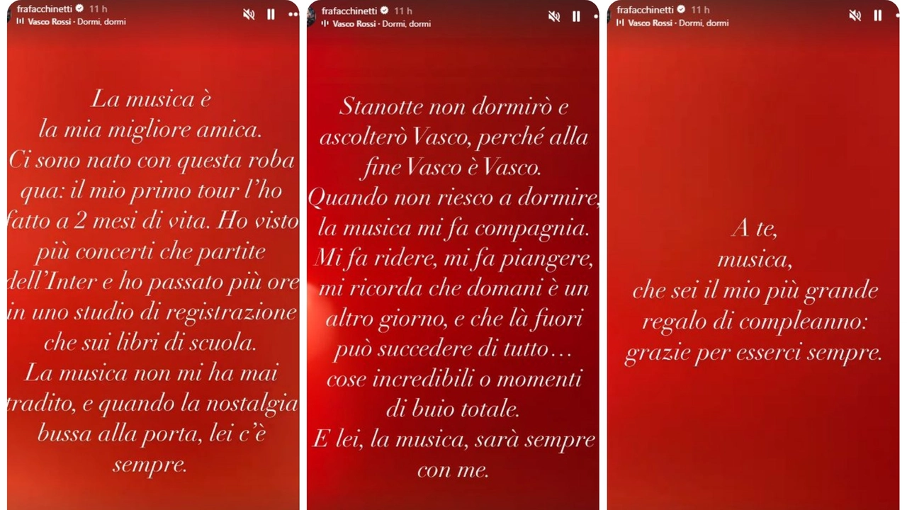 La storia Instagram di Francesco Facchinetti nel giorno dle suo compleanno
