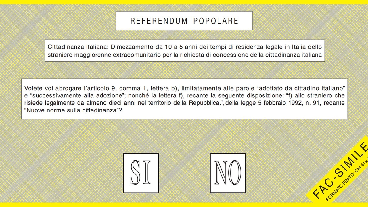Quei numeri del referendum sulla cittadinanza diversi da quelli degli altri 4 quesiti