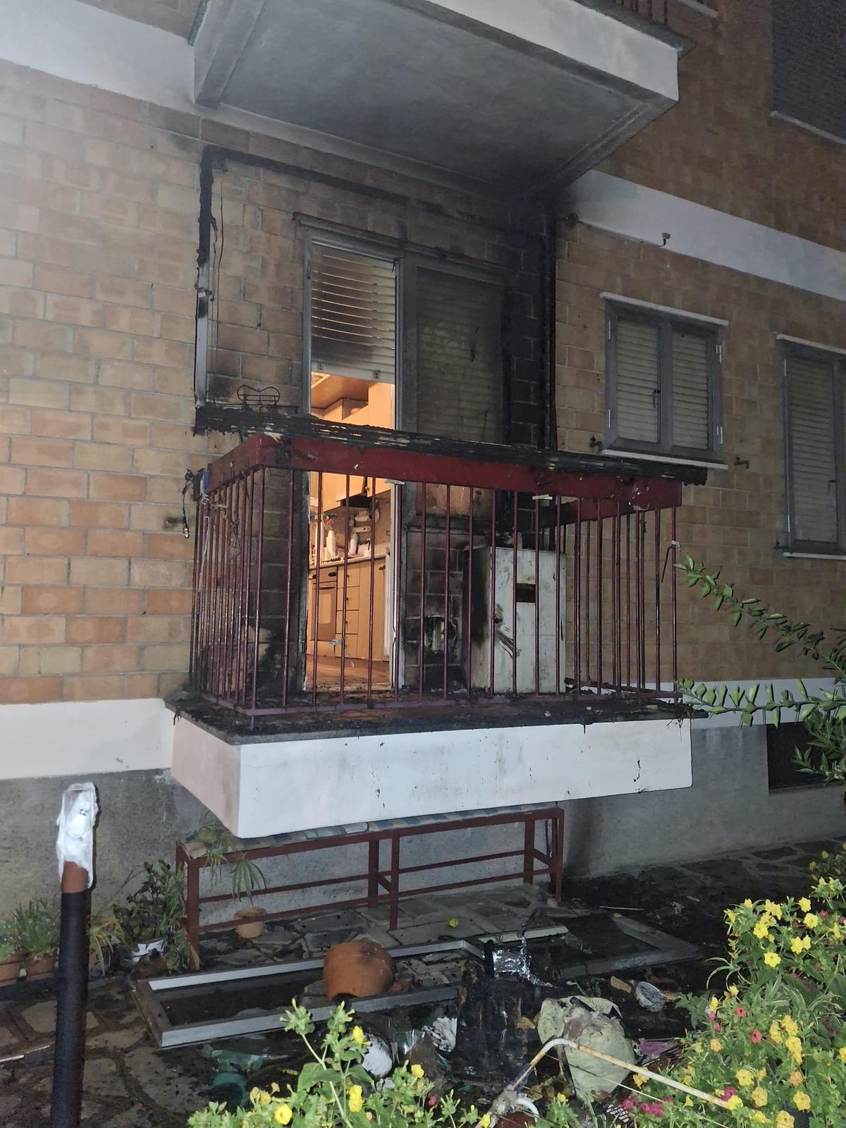 Incendio a Inveruno, passante vede le fiamme in un appartamento e chiama i vigili del fuoco: salvata una donna