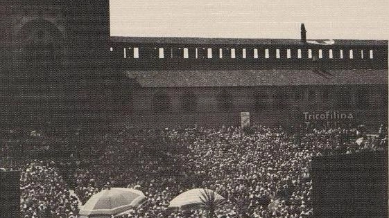La Festa della fratellanza all’ombra del Castello Sforzesco il 14 luglio 1945