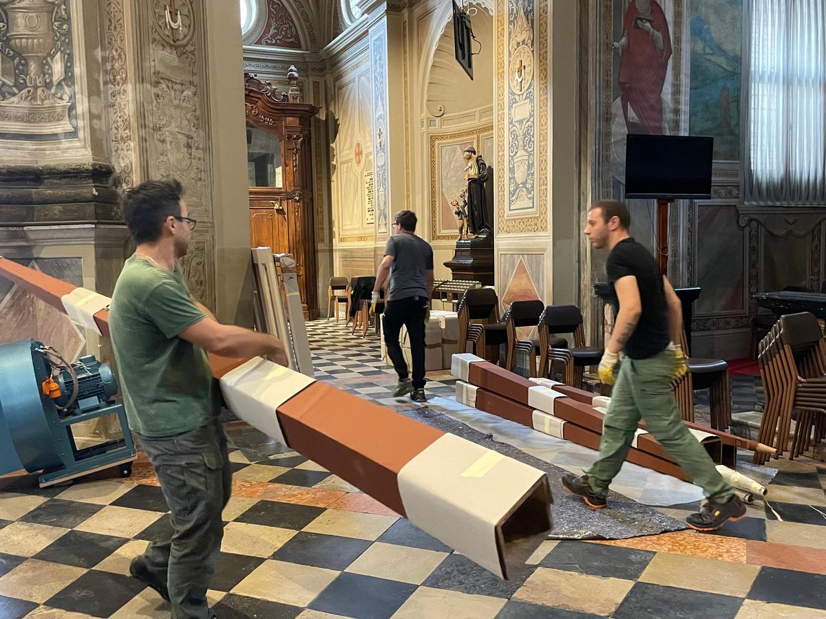 Legnano, ritorna l’organo Antegnati dopo decenni di silenzio: montarlo richiederà tre mesi Legnano, ritorna l’organo Antegnati dopo decenni di silenzio: montarlo richiederà tre mesi