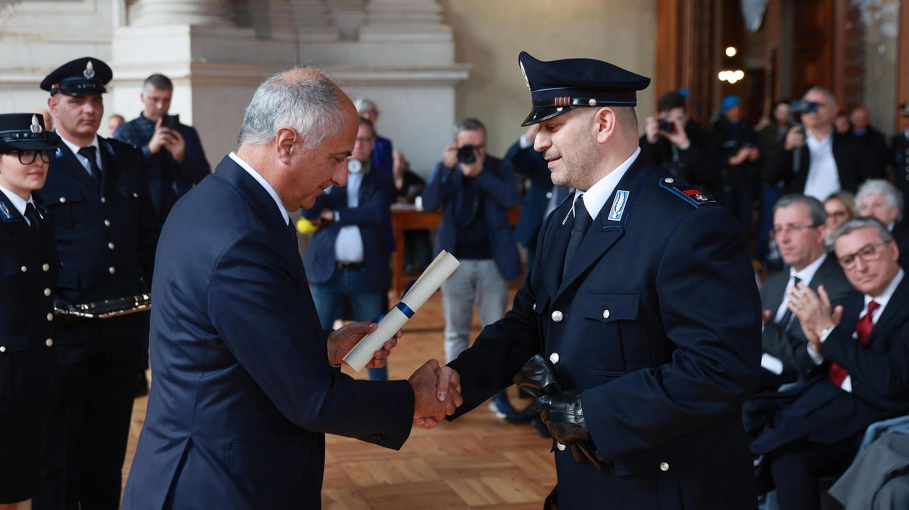 Il procuratore capo Francesco Prete alla cerimonia della Penitenziaria