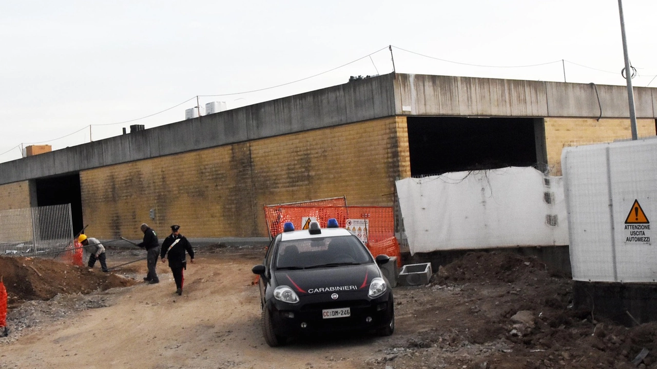 Il cantiere teatro del tragico incidente sul lavoro Il cantiere teatro del tragico incidente sul lavoro