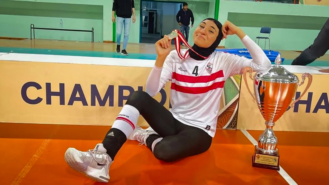 Mariam Metwally, pallavolista egiziana, 26 anni, è una nuova giocatrice dell’Uyba Busto Arsizio
