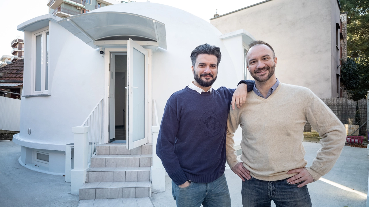 Alberto e Michele Scala davanti alla loro struttura