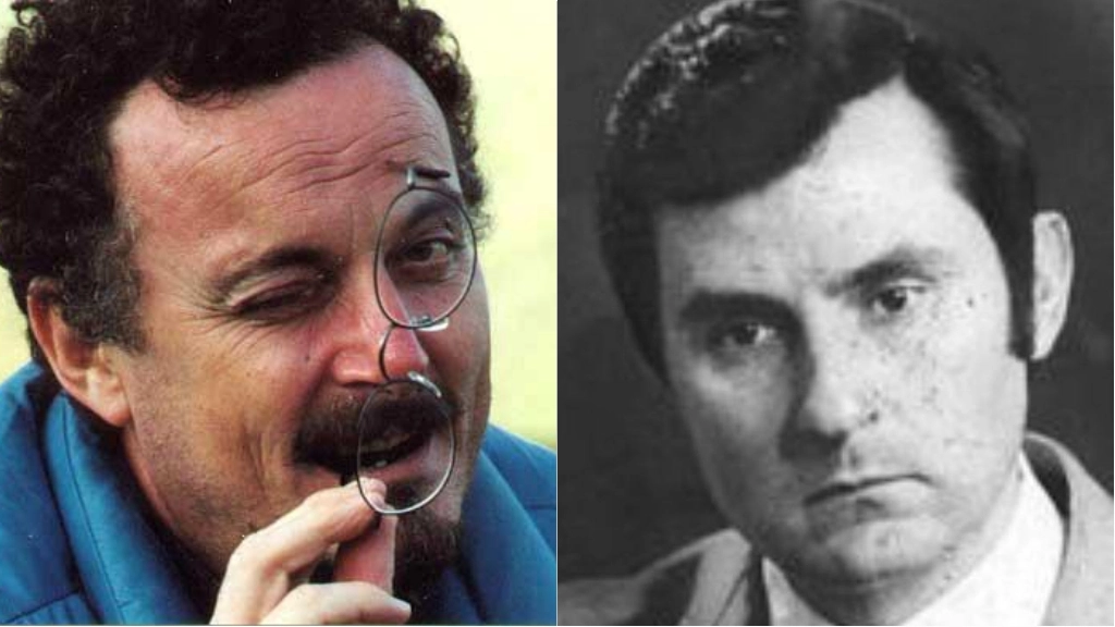 Il giornalista Enzo Baldoni e il commissario Luigi Calabresi Il giornalista Enzo Baldoni e il commissario Luigi Calabresi