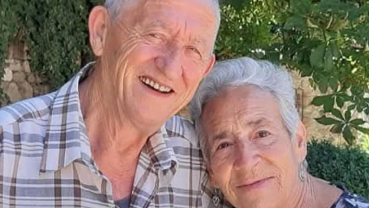 Edmono Agolini e la moglie Marianna Loccisano
