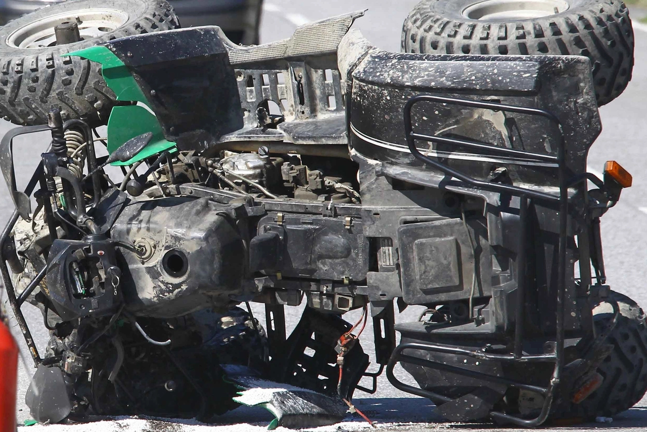 Incidente tra quad e auto (Orlandi)