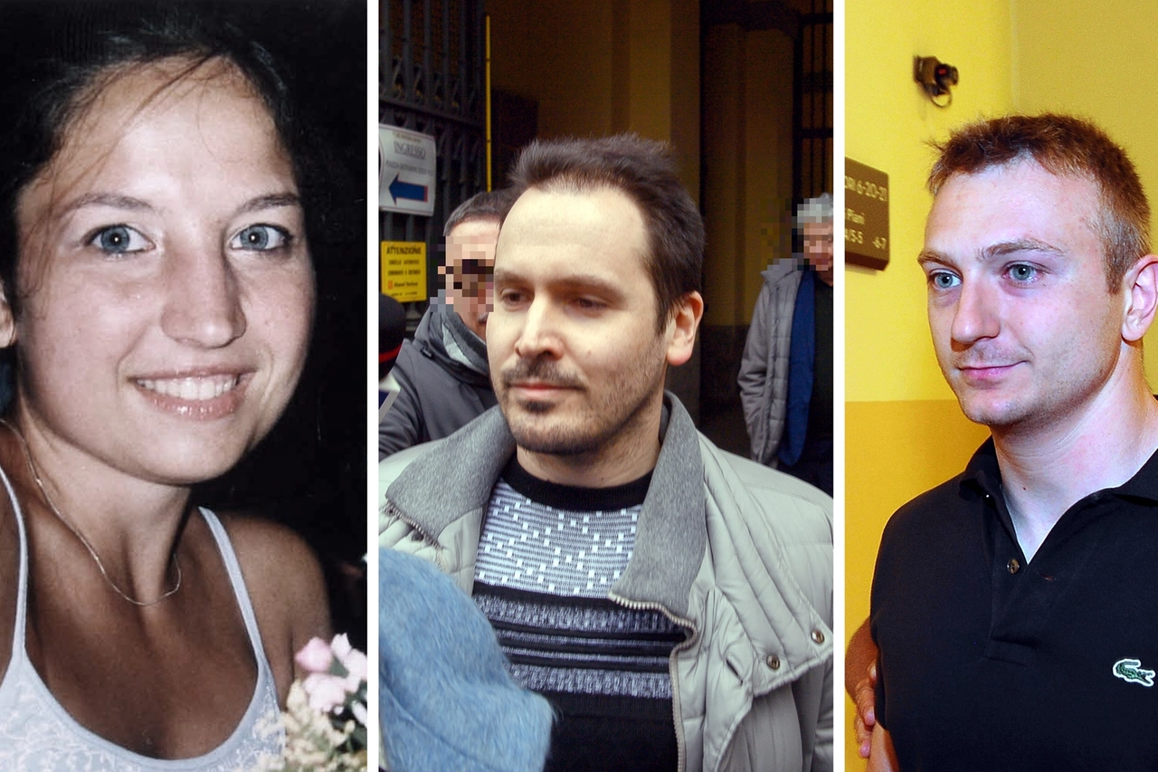 Da sinistra Chiara Poggi, Andrea Sempio e Alberto Stasi