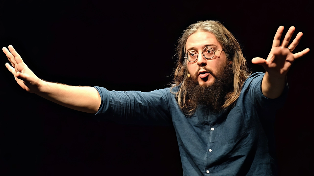 Roberto Mercadini, 46 anni, scrittore e youtuber, è ospite fisso a “Splendida cornice“ Roberto Mercadini, 46 anni, scrittore e youtuber, è ospite fisso a “Splendida cornice“